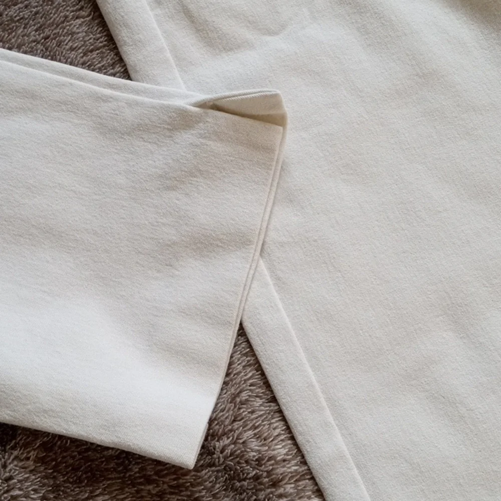 Eileen Fisher Bistretch Twill slim fit pants in Bone - Picture 2 of 10